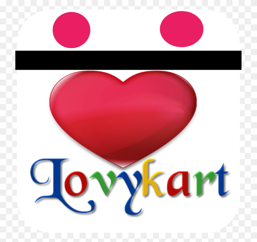 744x731 Lovykart E Commerce Logo Heart, Face, Dating, Interior Design HD PNG Download