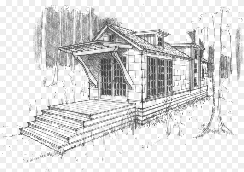 Low Country Elevation Sketch Floor Plan, Art, Drawing Clipart PNG