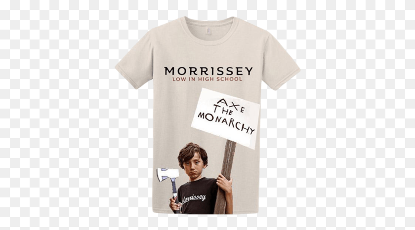 380x406 Low In High School Tee Morrissey Low In High School T Shirt, Clothing, Apparel, Person HD PNG Download