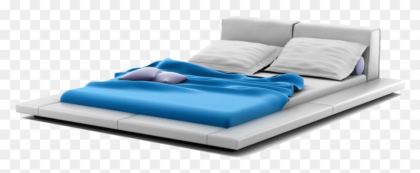 913x336 Low Lying Bedb 010 Bed Frame, Furniture, Mattress, Foam HD PNG Download