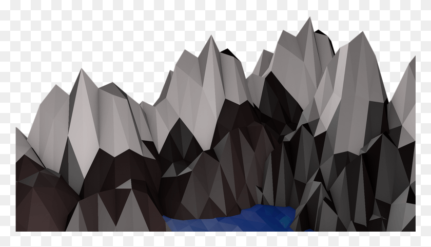 1281x692 Low Poly Low Poly Polygonal Image Architecture, Nature, Outdoors, Mineral Descargar Hd Png