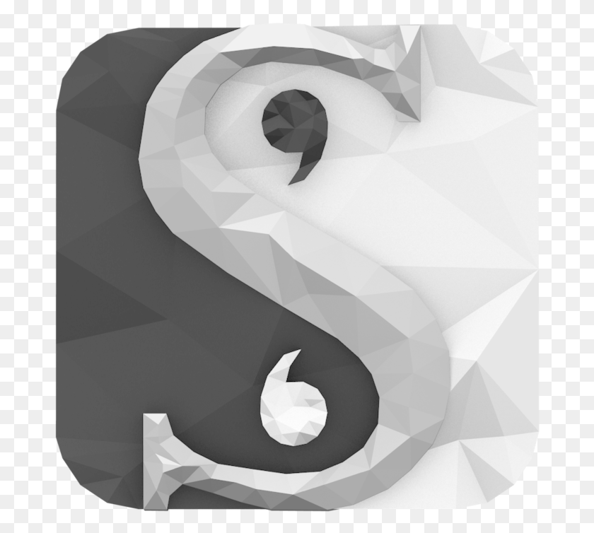686x694 Low Poly Scrivener Icon By Benwurth D71zc46 Low Poly Illustration, Plant, Food, Tape HD PNG Download