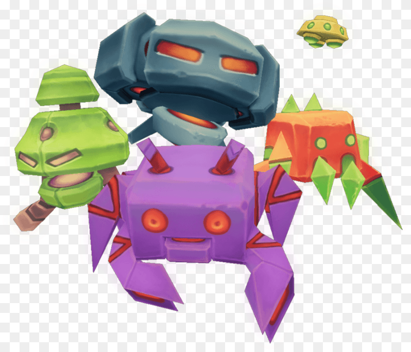 Low Poly Space Invaders 3d Realistic Space Cartoon, Toy, Art PNG
