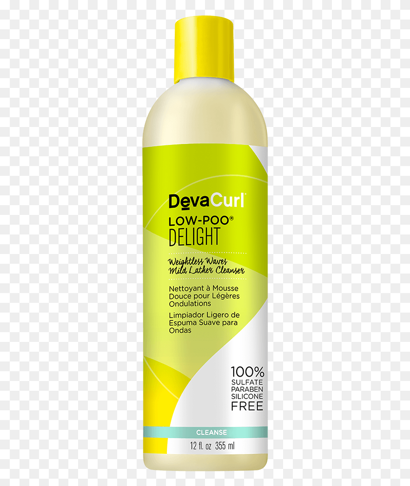259x935 Low Poo Delight Deva Curl Low Poo Delight Shampoo, Bottle, Aluminium, Plant HD PNG Download