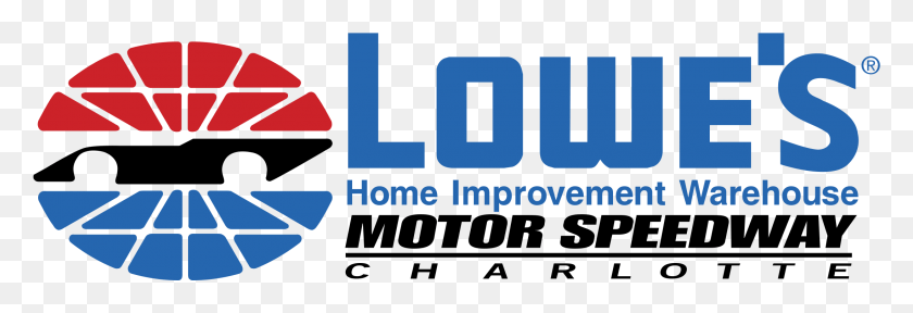 2191x641 Lowe S Motor Speedway Charlotte Logo Transparent Charlotte Motor Speedway, Text, Number, Symbol HD PNG Download