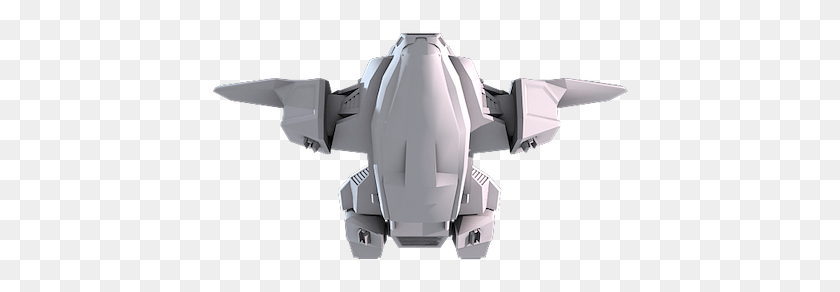 420x232 Lowpoly Halo 3 Pelican Toy Airplane, Robot, Aircraft, Vehicle HD PNG Download
