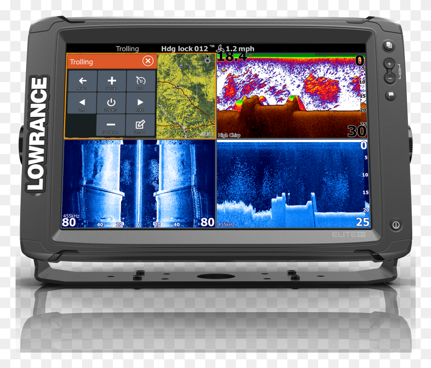 2001x1687 Lowrance Elite 12 Ti Touchscreen Fishfinder Chartplotter Lowrance Elite 12 Ti, Monitor, Screen, Electronics HD PNG Download