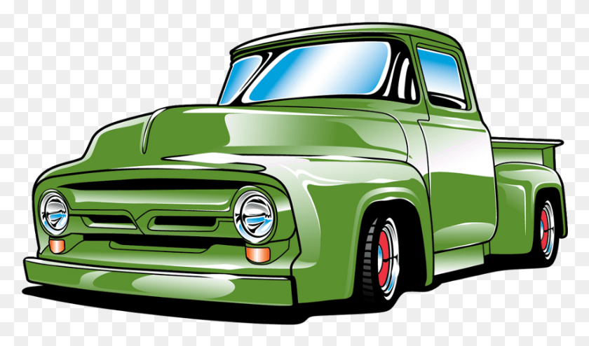 855x476 Lowrider Sticker Old Truck Ford Dibujo, Coche, Vehículo, Transporte Hd Png