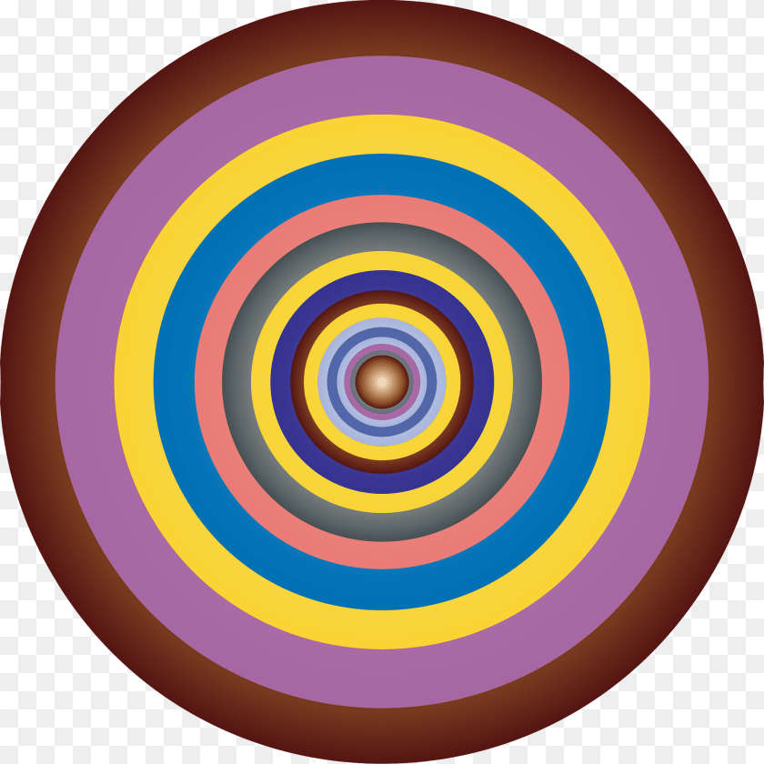 1920x1920 Lsd Circle Clipart, Spiral, Disk, Coil Sticker PNG