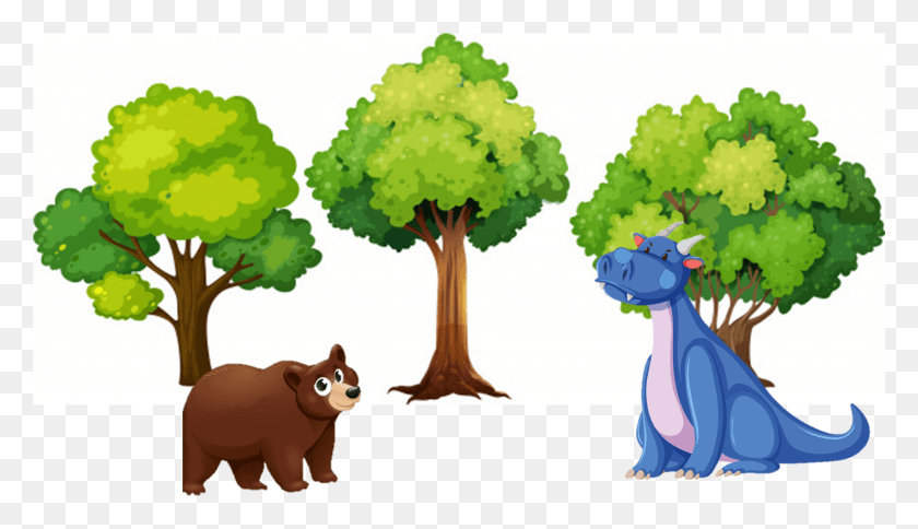 1753x953 Lt Cuentos Infantiles Gt Fito Vector Tree, Plant, Vegetation, Outdoors HD PNG Download