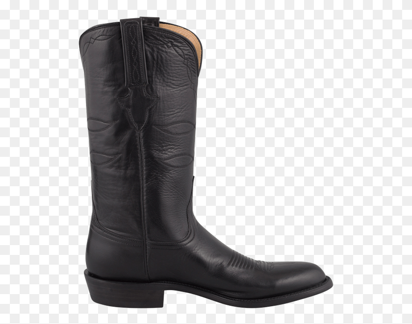 525x601 Lucchese Men39s Black Baby Buffalo Roper Boots Riding Boot, Clothing, Apparel, Footwear HD PNG Download