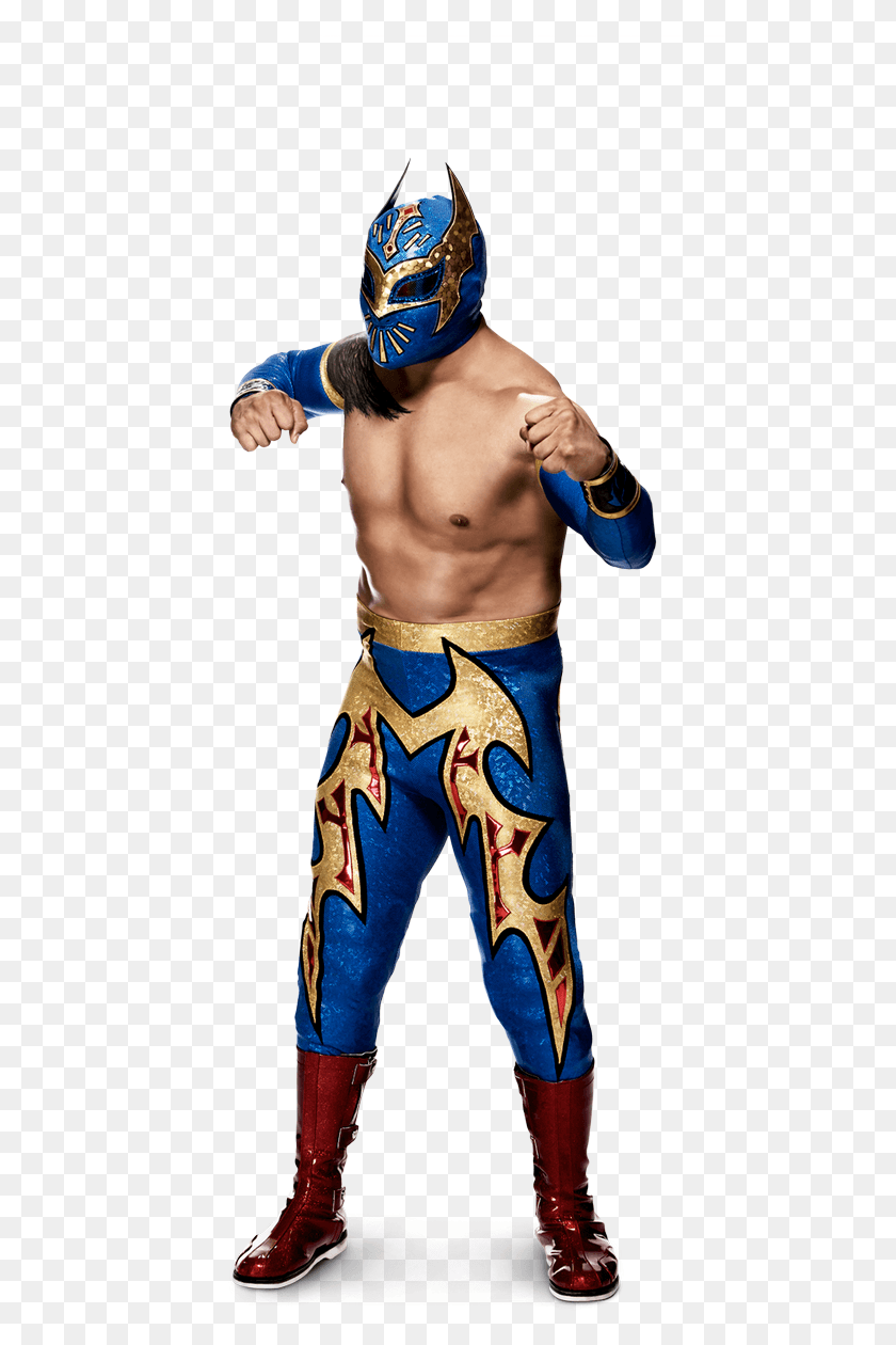 527x1200 Lucha Dragons Real Face, Costume, Person, Human HD PNG Download
