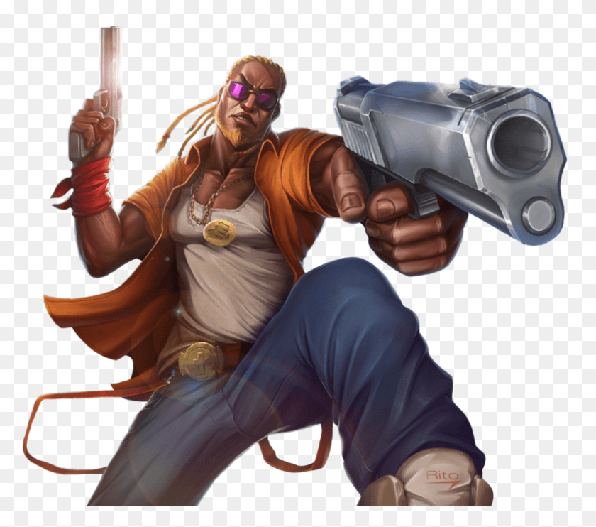 793x694 Lucian League Of Legends Lucian, Person, Human, Sunglasses HD PNG Download