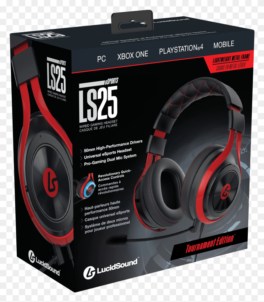 1385x1602 Lucidsound Ls25 Esports Gaming Headset Gadget, Electronics, Stereo, Headphones HD PNG Download