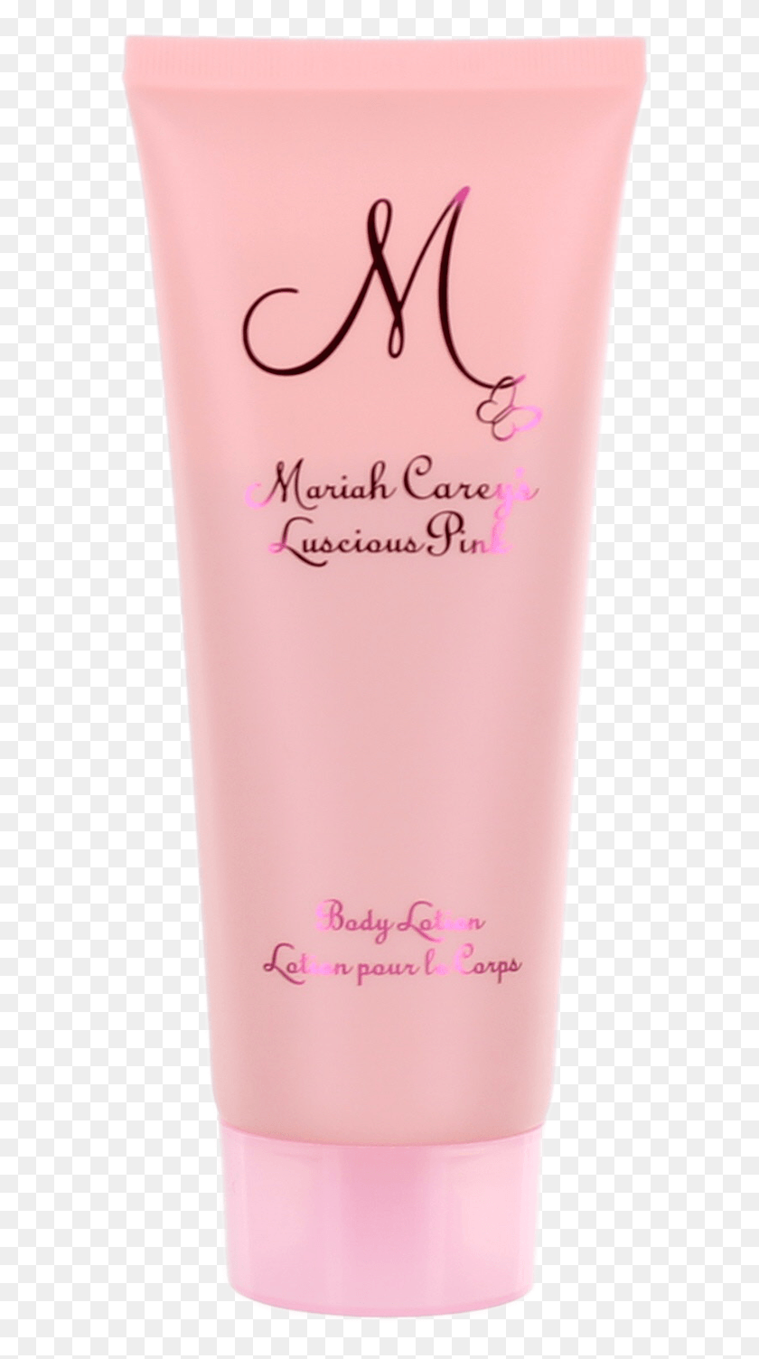 609x1444 Lucious Pink By Mariah Carey For Women Body Lotion Lotion, Bottle, Cosmetics, Purple HD PNG Download