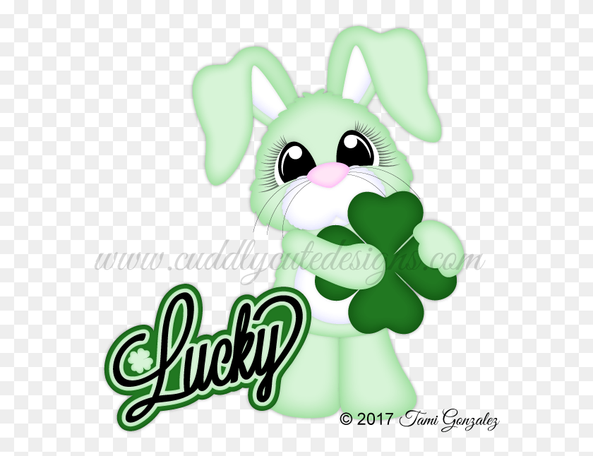576x586 Lucky Bunny Rock Animals Pet Rocks Cute Designs Cartoon, Toy, Performer, Elf HD PNG Download