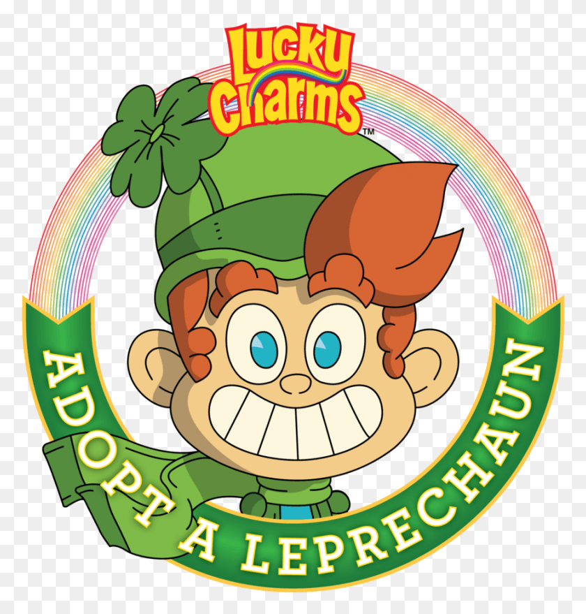 875x919 Lucky Charms Cartoon, Символ, Логотип, Товарный Знак Hd Png Скачать