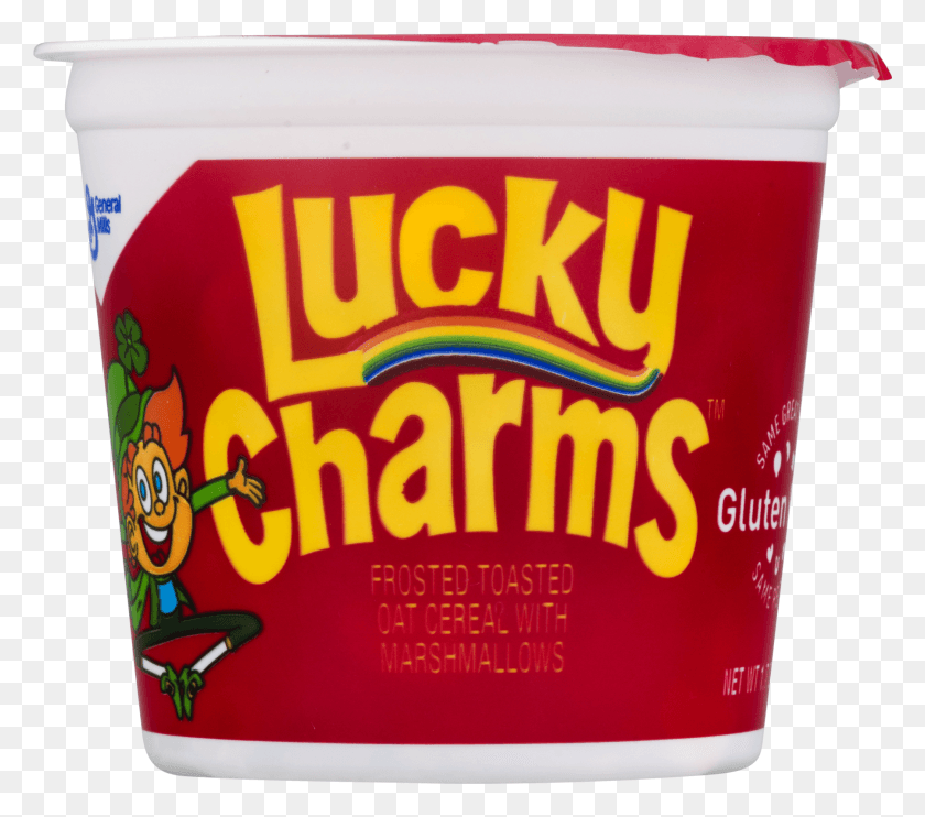 1801x1576 Lucky Charms Gluten Free Cereal Cup, Food, Dessert, Yogurt HD PNG Download