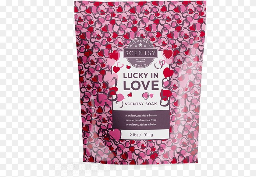 514x582 Lucky In Love Scentsy Soaks Scentsy Soak Lucky In Love, Advertisement, Poster, Flower, Plant Transparent PNG