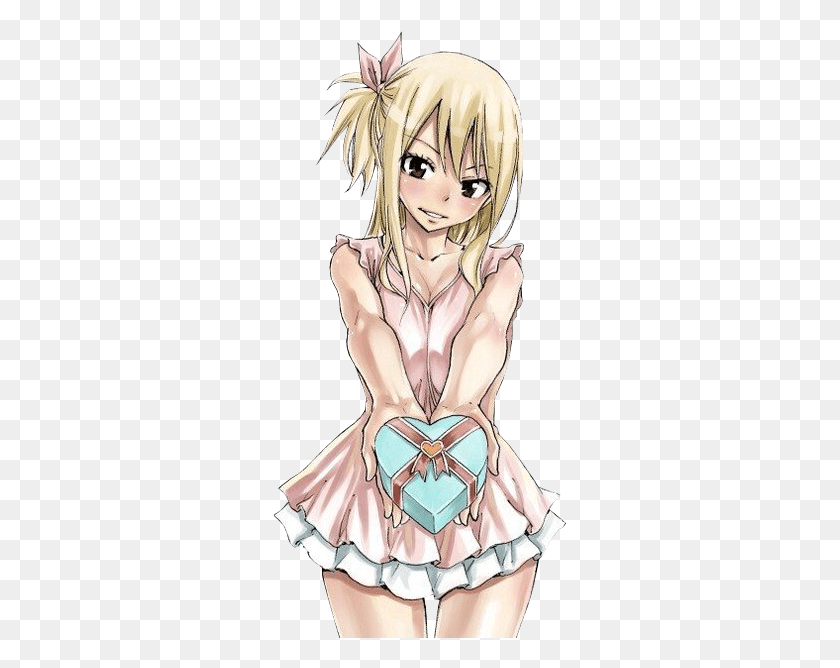 295x608 Lucy Heartfilia Fairy Tail Valentines Day, Person, Human, Book HD PNG Download