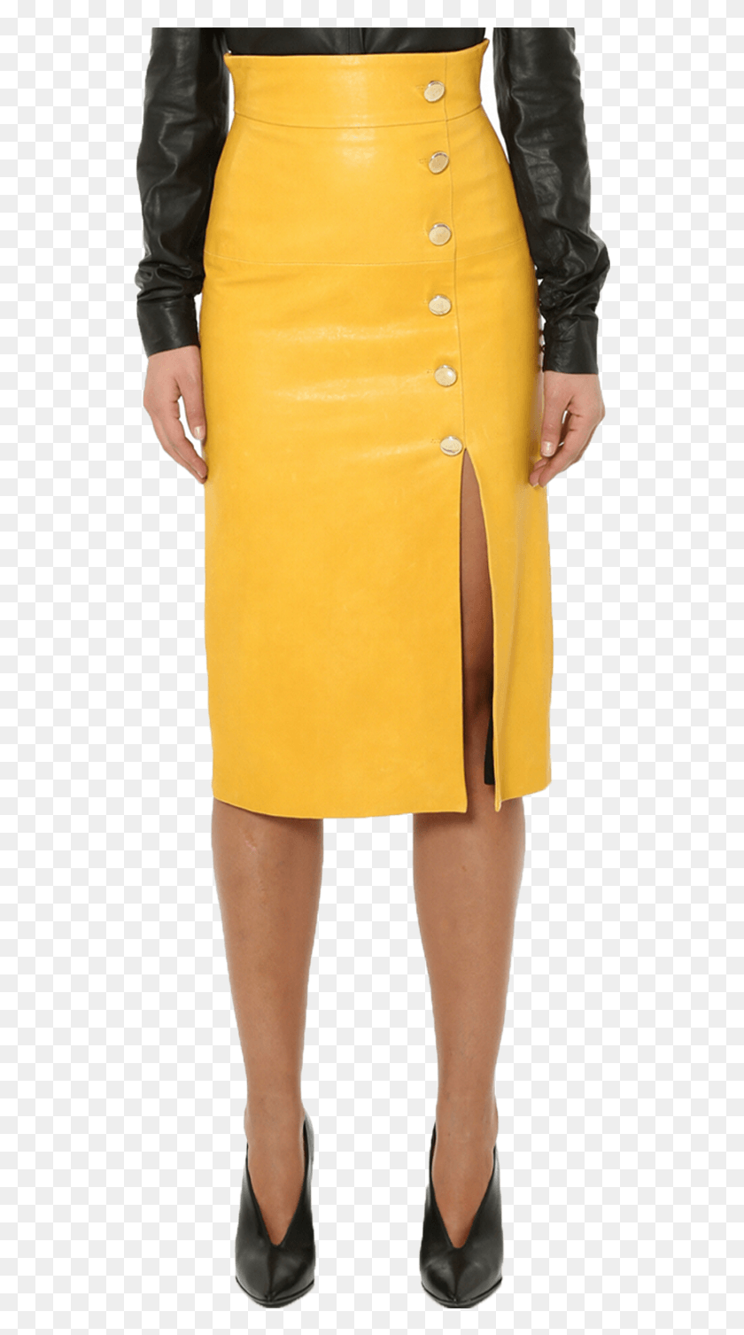 539x1447 Lucy Mustard Bk Lucy Mustard Fr Pencil Skirt, Clothing, Apparel, Person HD PNG Download