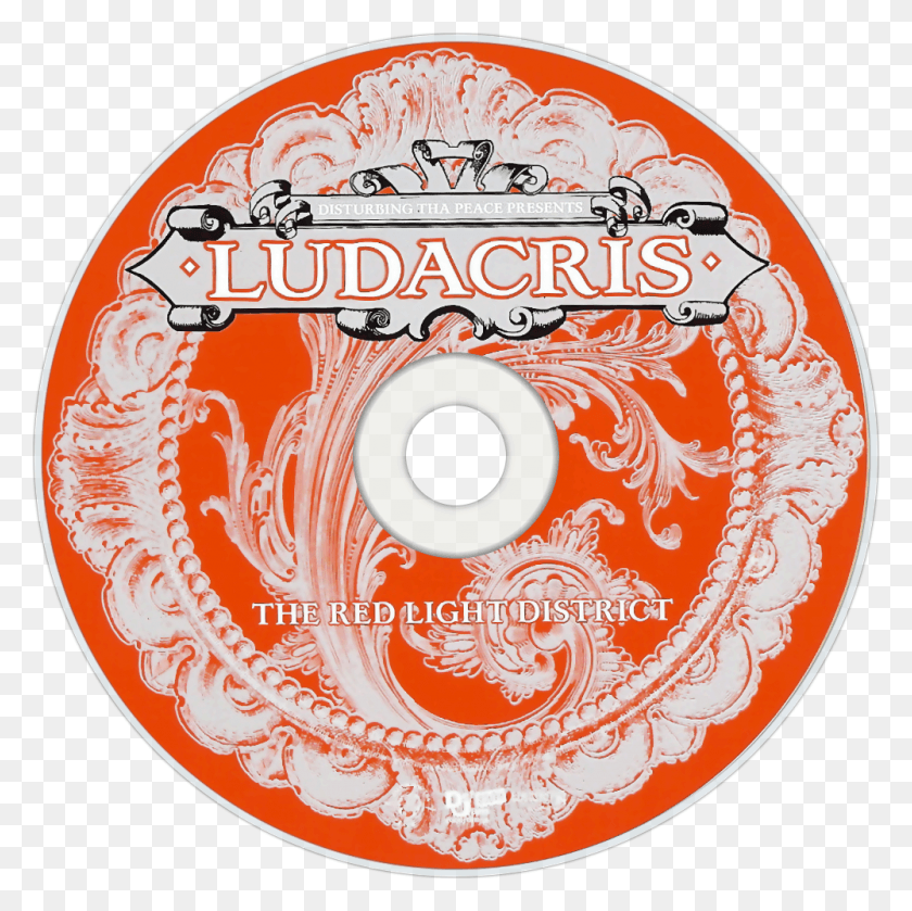 1000x1000 Ludacris The Red Light District Cd Disc Image Charlie Bears, Disk, Dvd, Birthday Cake HD PNG Download