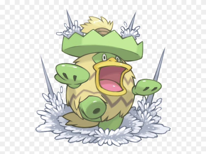 555x571 Ludicolo, Planta, Cara, Elfo Hd Png