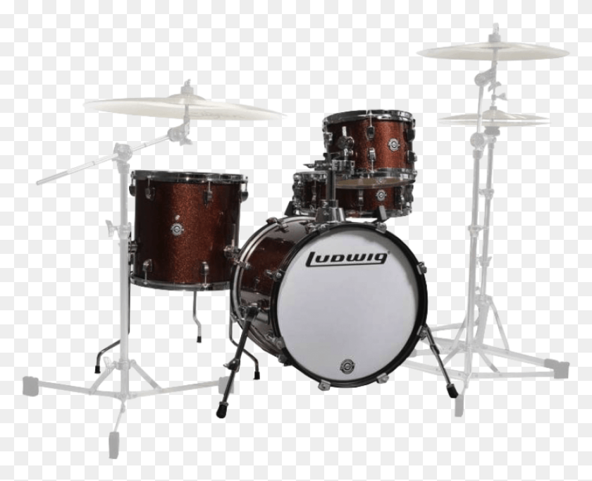 810x646 Descargar Png Ludwig Questlove Red Sparkle Ludwig Breakbeats Wine Red Sparkle, Tambor, Percusión, Instrumento Musical Hd Png