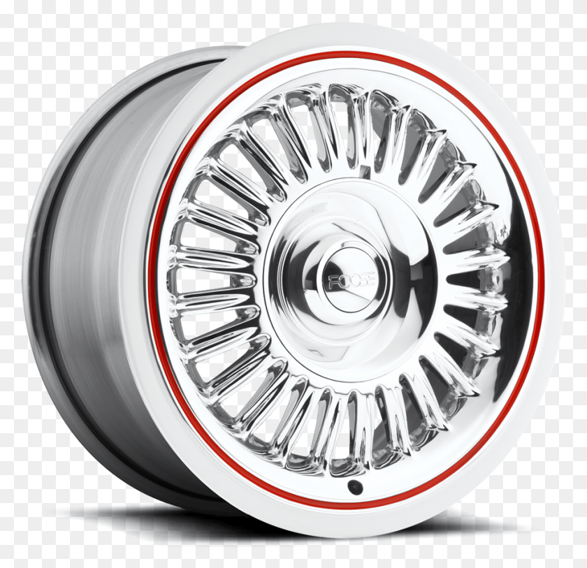 913x882 Lug Polished With Custom Painted White Wall Foose Rat Pack Wheels, Wheel, Machine, Tire HD PNG Download