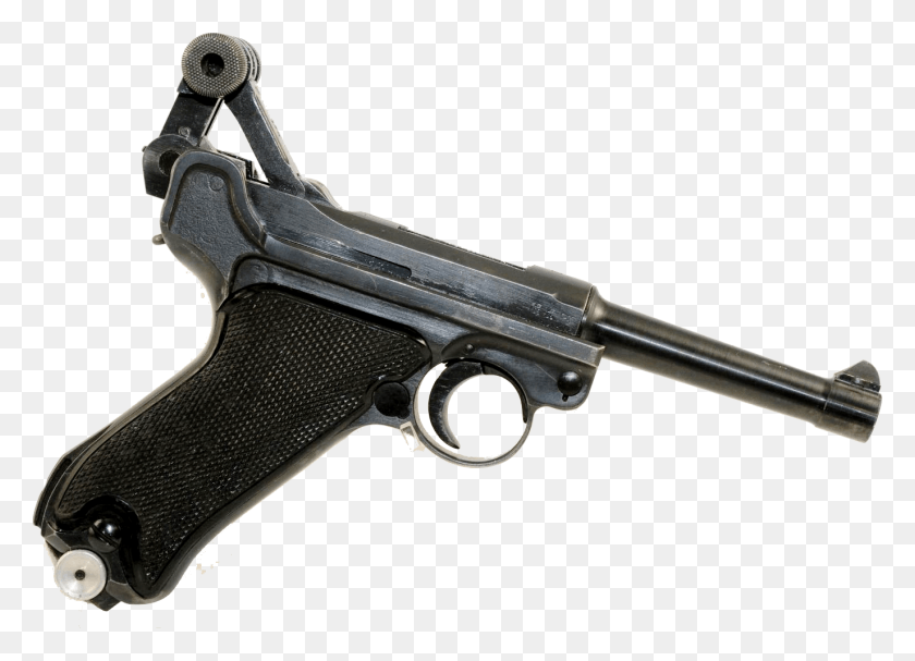1374x964 Luger P08 Огнестрельное Оружие, Пистолет, Оружие, Вооружение Hd Png Скачать