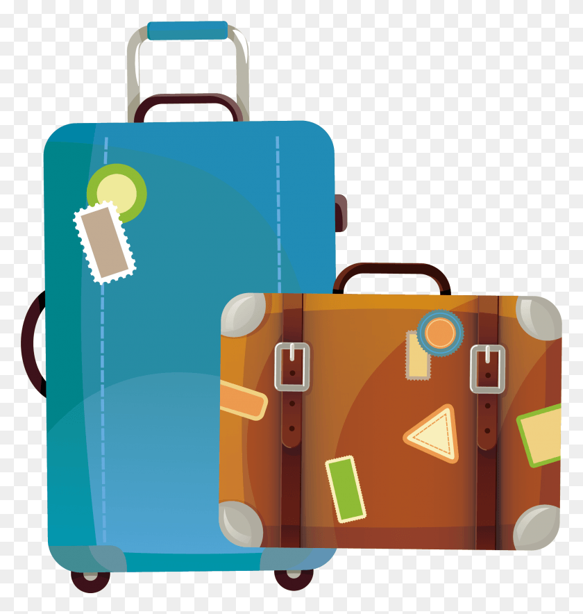 2041x2157 Luggage Equipaje, Suitcase, First Aid HD PNG Download