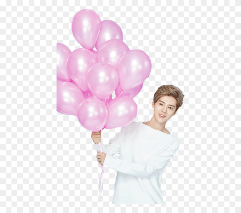 448x680 Luhan K Pop Exo Kpop Balloon, Person, Human, Ball HD PNG Download