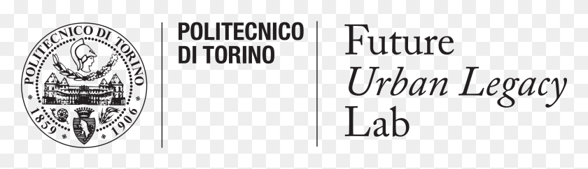 2319x543 Descargar Png Luigi Buzzacchi Logo Politecnico Di Torino Png