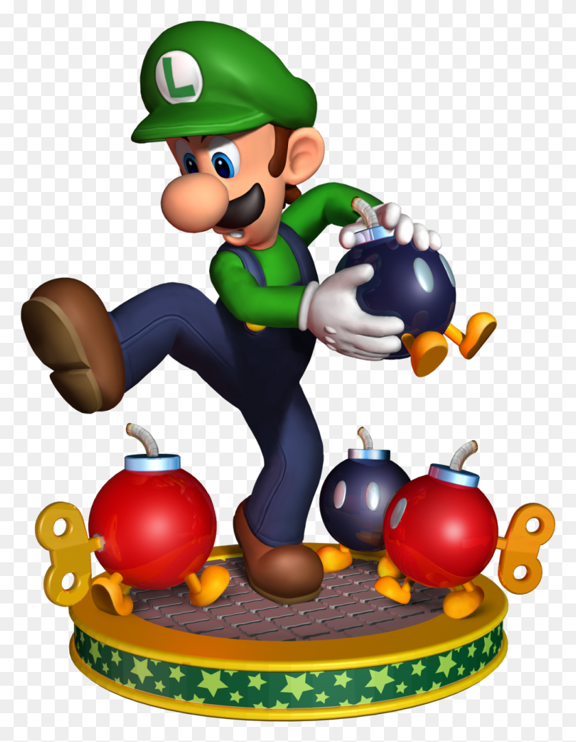 998x1308 Luigi Clipart Mario Party, Person, Human, Bowling HD PNG Download