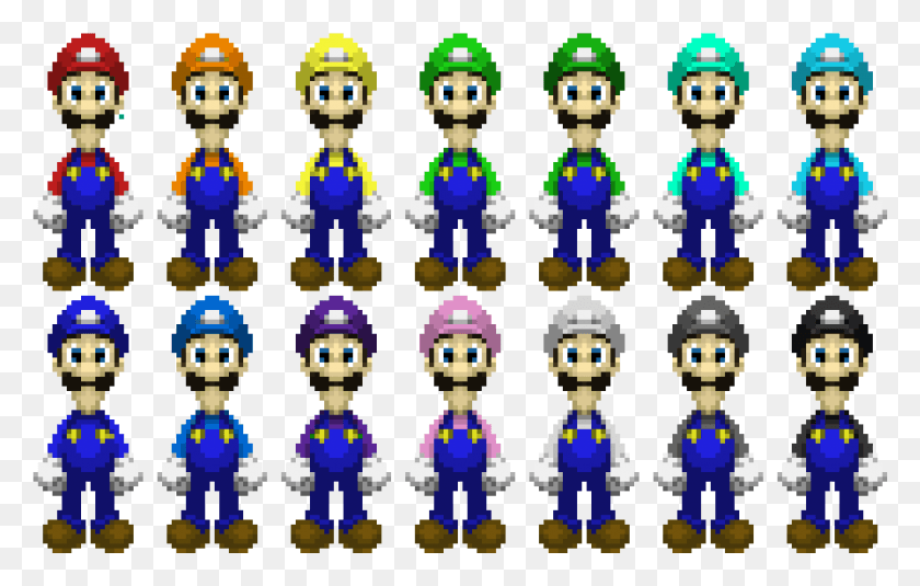 1791x1091 Luigi Colors Super Smash Bros Ultimate Luigi, Toy, Graphics HD PNG Download