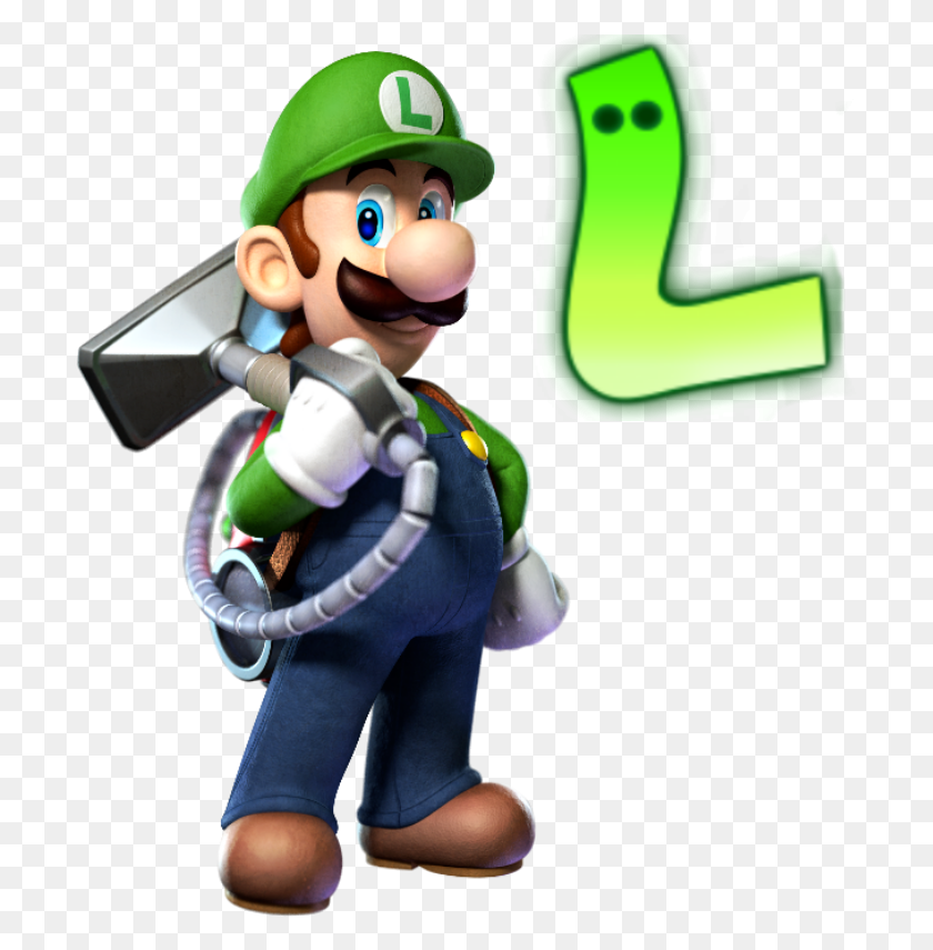704x795 Luigi Mansion Transparent Clipart Free, Super Mario, Toy, Figurine HD PNG Download