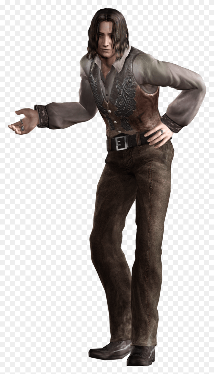 798x1439 Luis Sera Resident Evil 4 Carlos, Person, Human, Sleeve HD PNG Download