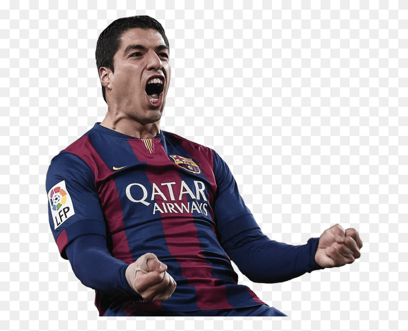657x622 Luis Suarez 2017, Clothing, Person, Sleeve HD PNG Download
