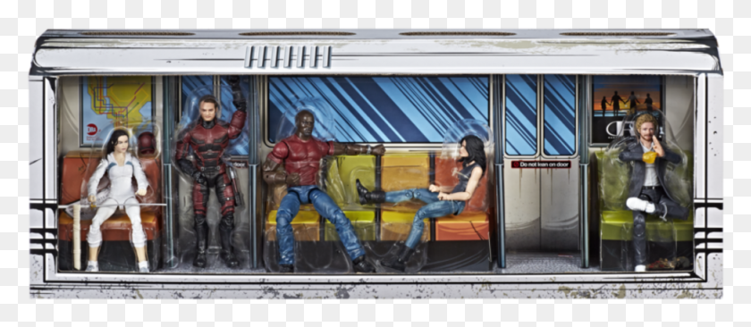 973x382 Luke Cage Marvel Legends Defenders Pack, Person, Human, Pants HD PNG Download