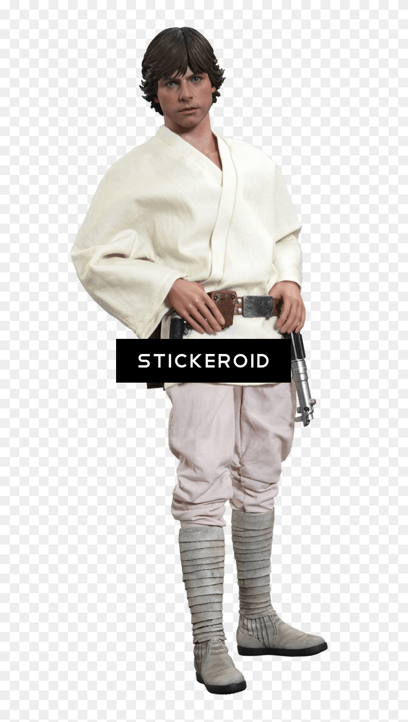 665x1425 Luke Skywalker Star Wars Sixth Scale Figure Airsoft Gun, Clothing, Apparel, Person HD PNG Download