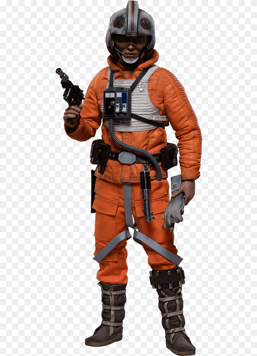 Luke Skywalker Star Wars Snowspeeder Pilot, Helmet, Person, Man, Male Sticker PNG