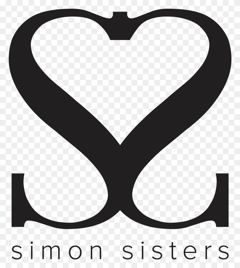 1395x1573 Descargar Pnglularoe Simon Sisters 1771 Harvard Avenue Merrick Heart, Alfabeto, Texto, Símbolo Hd Png