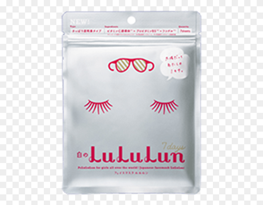 449x594 Lululun Face Mask White 7 Pcs Nail Care, Text, Plant, Beverage HD PNG Download