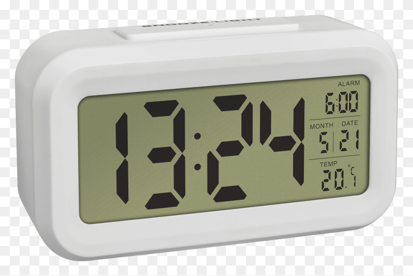 2999x1929 Lumio Digital Alarm Clock With Thermometer Tfa Dostmann Tfa 60.2018 01 Lumio, Clock, Digital Clock HD PNG Download