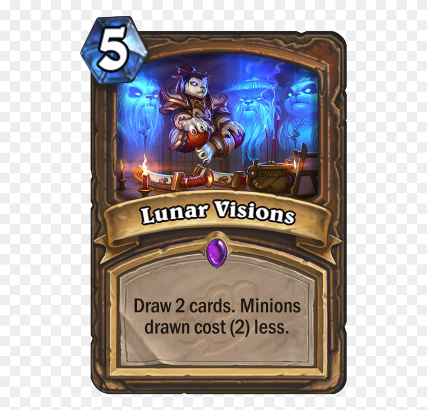 526x746 Lunar Visions Card Hearthstone The Third Seal, Advertisement, Poster, Flyer HD PNG Download