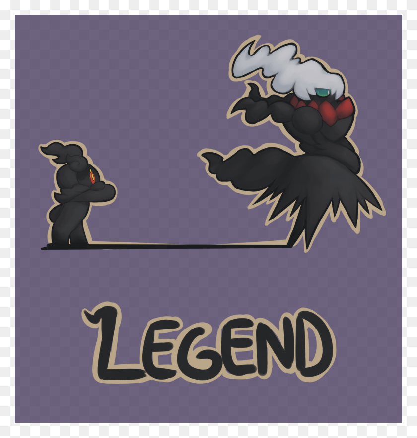 1135x1200 Lurils On Twitter Pokemon Darkrai And Marshadow, Text, Toy, Leisure Activities HD PNG Download