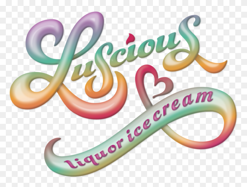 869x640 Luscious Liquor Ice Cream Logo, Text, Animal, Graphics HD PNG Download