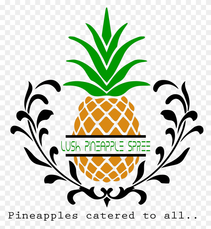 1298x1421 Lush Pineapple Spree Pineapple Decals, Plant, Fruit, Food HD PNG Download