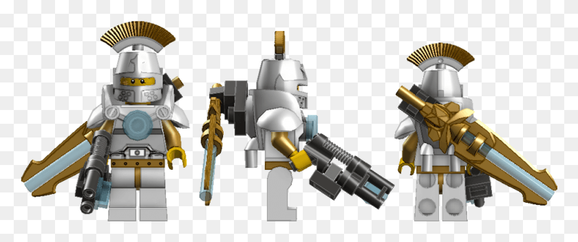 976x366 Lux Paladin Squad Leader Paladins Lego, Toy, Robot HD PNG Download