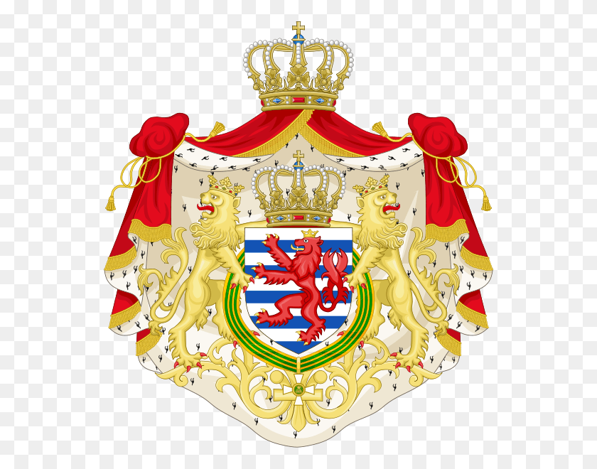548x600 Luxembourg Kingdom Of Croatia Coat Of Arms, Jewelry, Accessories, Accessory HD PNG Download